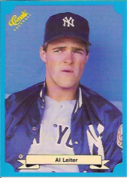 1988 Classic Blue Baseball Cards       238     Al Leiter